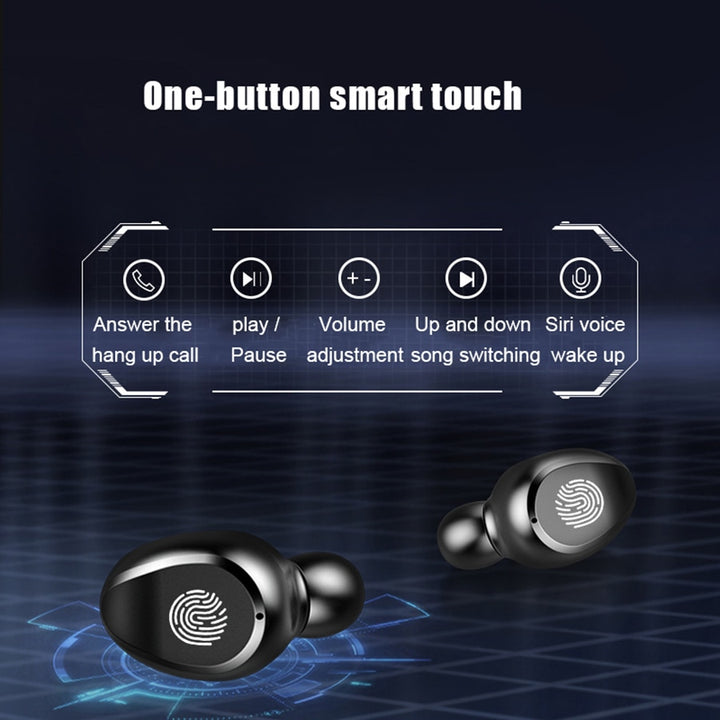 Wireless Earphone Bluetooth V5.0 F9 TWS Wireless Bluetooth Headphone LED Display With 2000mAh Power Bank Headset With Microphone freeshipping - Etreasurs