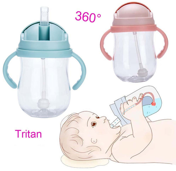 Silica Gel Feeding Kids Toddler Newborn Baby Drink Cups Water Bottles Kids Drinking Sippy A Cup with Straw Copo Infantil Drinker freeshipping - Etreasurs