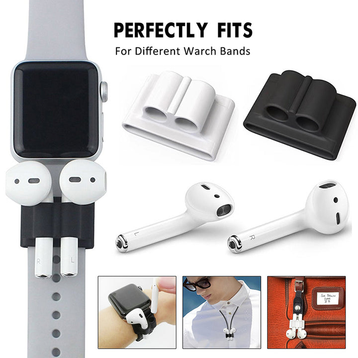 Anti lost Silicone Holder for AirPods Portable Anti lost Strap Cord Silicone Protective Eartips for earpods freeshipping - Etreasurs
