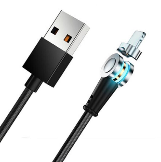 Rotate 180 degree Magnetic USB Cable 5A Fast Charging USB C Charger Micro USB Type c Cable For Xiaomi mi Huawei freeshipping - Etreasurs
