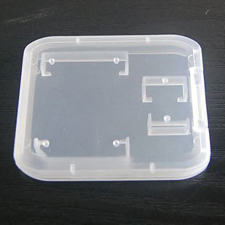 5 Pcs Clear Plastic Memory Card Case SD TF Card Storage Box Protection Holder freeshipping - Etreasurs