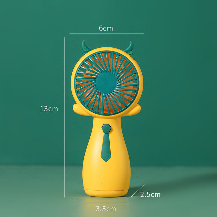 Girls Fan Cute Fan Antlers Small Fan Handheld Fan Mini Portable Fan Company Gift Fan freeshipping - Etreasurs