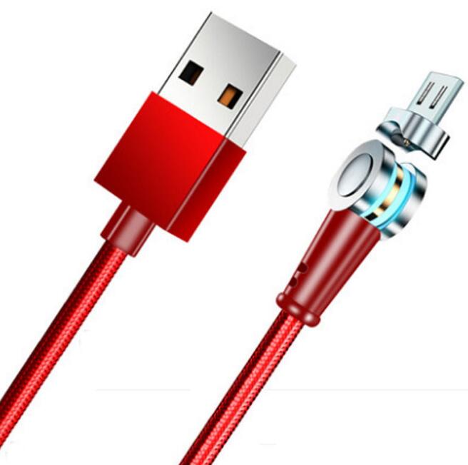 Rotate 180 degree Magnetic USB Cable 5A Fast Charging USB C Charger Micro USB Type c Cable For Xiaomi mi Huawei freeshipping - Etreasurs