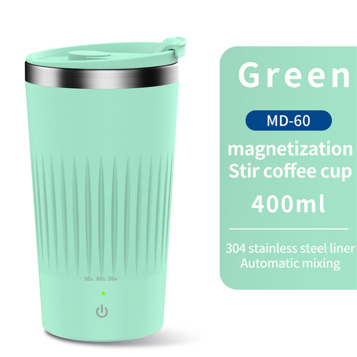 55 Degree Constant Temperature Automatic Stirring Cup Shaker Cup USB Charging Dynamic Magnetic Energy Cup Bluetooth Music Cup freeshipping - Etreasurs