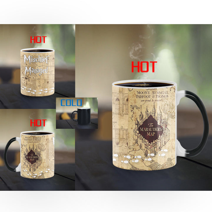 Harry Changing Color Cup Mug Magic Heat Sensitive Coffee Mugs Tea Ceramics Cups Suprised Birthday Gift freeshipping - Etreasurs