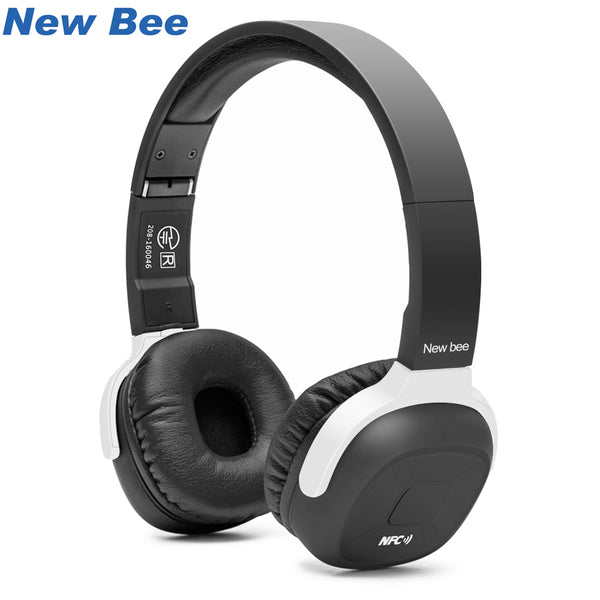 New Bee Wireless Bluetooth Headphone Stereo Portable Folder Headset Earphone with Sport App Microphone NFC for Phone Computer TV freeshipping - Etreasurs