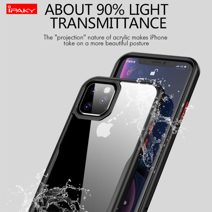 Applicable to Apple 11 mobile phone shell new iphone11 6.1 protective cover shatter-resistant 6.5 lanyard transparent soft shell freeshipping - Etreasurs