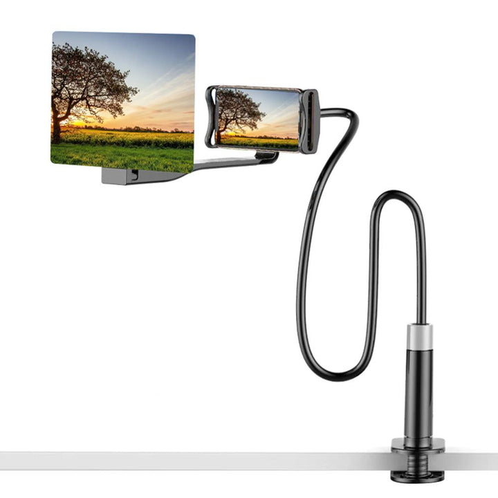 Mobile Phone High Definition Projection Bracket Adjustable Flexible All Angles Phone Tablet Holder 3D HD Screen Magnifier freeshipping - Etreasurs