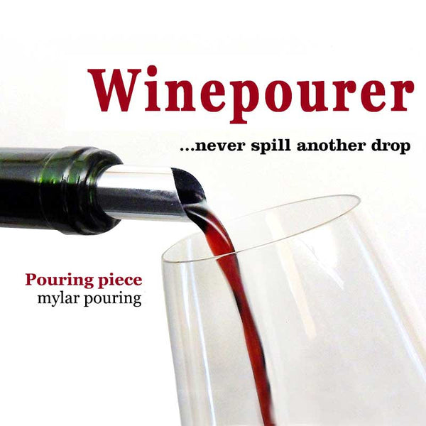 Aluminum Foil Wine Pouring Piece Round Wine Drainage Piece PET Environmental Protection Material Wine Pourer