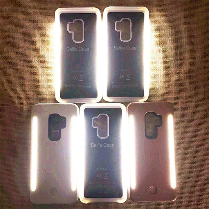 For Samsung S10 anti-fall 3 generations Light Up selfie flash phone Case flash Protector Cover Bag For Samsung s8 s9 s10 plus freeshipping - Etreasurs