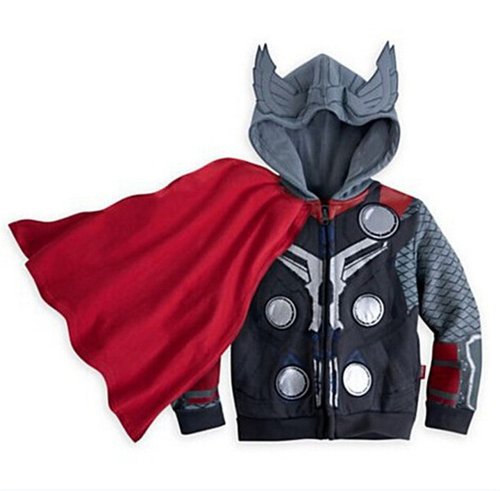 Boys Hoodies Avengers Marvel Superhero Iron Man Thor Hulk Captain America Spiderman Sweatshirt for Boys Kid Cartoon Jacket 2-7T freeshipping - Etreasurs