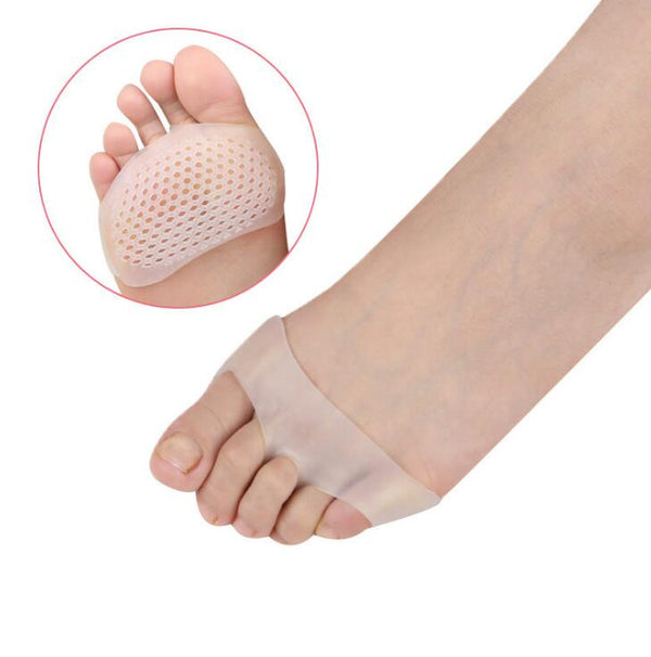 1Pair Silicone heel pad Soft Forefoot Half Yard Pads Invisible High Heel Shoes Slip Resistant Half Yard Pads Foot Care Tools freeshipping - Etreasurs