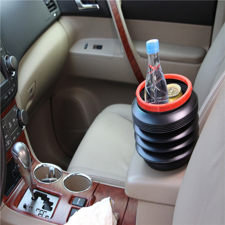 Car Trash Bin Can Car Storage Bin Portable Outdoor Fishing Bucket Multifunctional Retractable Folding Water Bucket freeshipping - Etreasurs