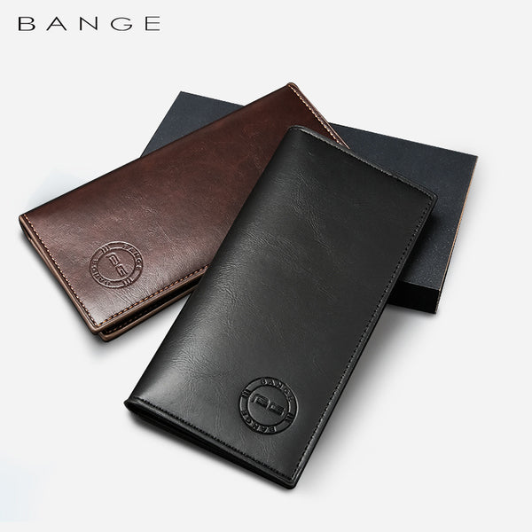 Bange New Men's Wallet Korean Version PU Wallet Clutch Bag Simple Fashion Ticket Clip Multi-Card Long Wallet