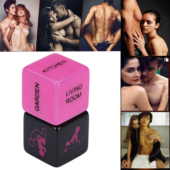 2Pcs Sides Love Posture Sex Couple Dice Fetish Sextoys Sexy Romance Erotic Craps Toy Sex Products sex toys for couples Y10.15 freeshipping - Etreasurs