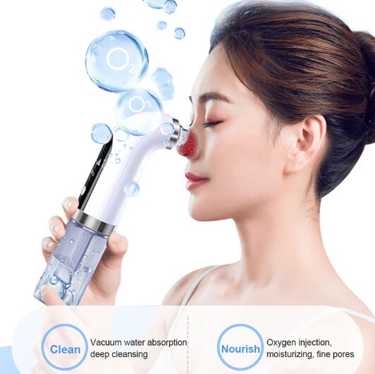 Electric Small Bubble Blackhead Remover USB Rechargeable Water Cycle Pore Acne Pimple Removal Vacuum Suction Facial Cleaner Tool freeshipping - Etreasurs