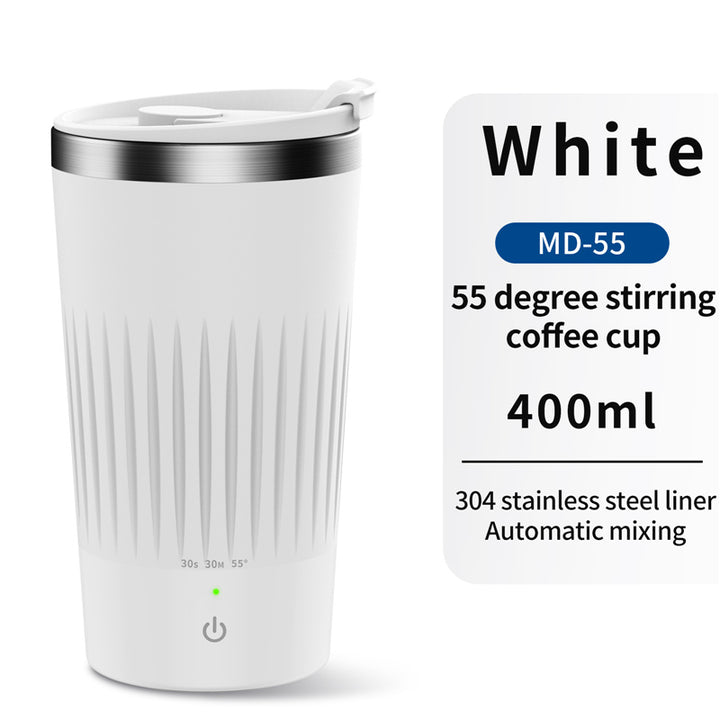 55 Degree Constant Temperature Automatic Stirring Cup Shaker Cup USB Charging Dynamic Magnetic Energy Cup Bluetooth Music Cup freeshipping - Etreasurs