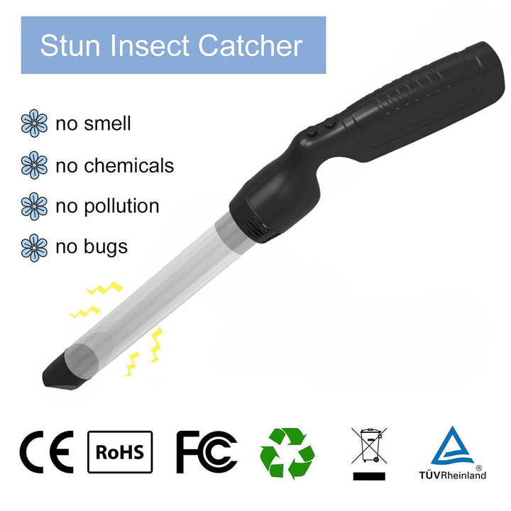 Littel Sucker Spider Vacuum LED Insect Suction Trap Catcher Fly Bugs Buster ultrasonic pest repeller Pest Buster freeshipping - Etreasurs