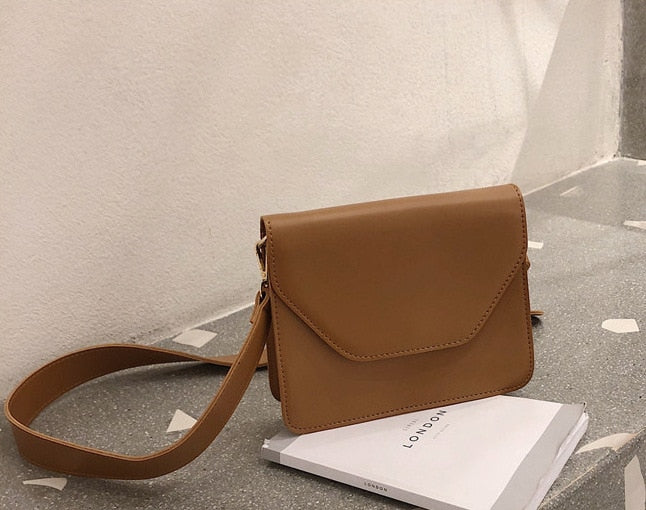 RanHuang New Arrive Women Pu Leather Shoulder Bags Girls Brief Flap Women's Casual Messenger Bags Crossbody Bags freeshipping - Etreasurs