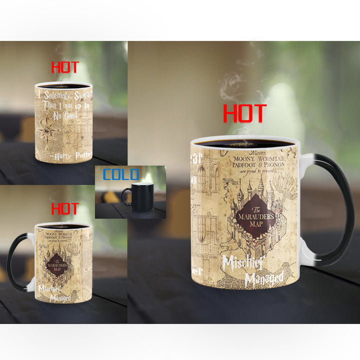 Harry Changing Color Cup Mug Magic Heat Sensitive Coffee Mugs Tea Ceramics Cups Suprised Birthday Gift freeshipping - Etreasurs