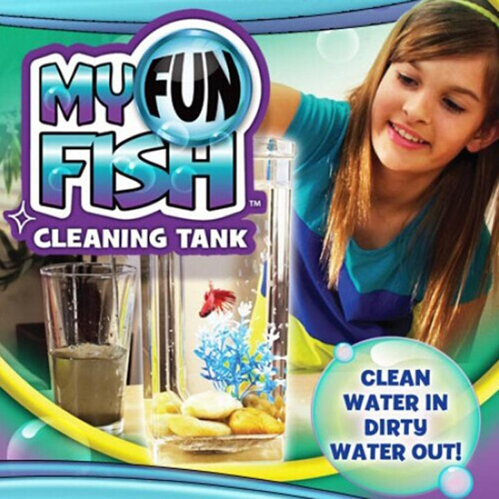 My Fun Fish Self Cleaning Tank Complete Aquarium Setup Gift Volume 1L Aquarium Setup Lovely Cute freeshipping - Etreasurs
