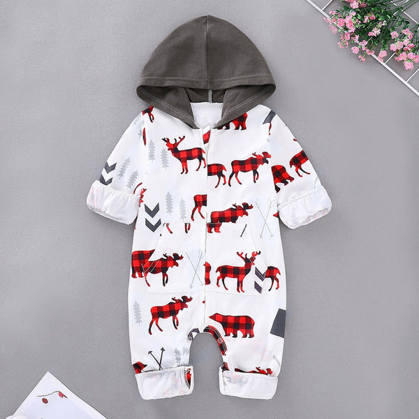 new born baby clothes baby boy romper winter clothes costume romper onesie disfraz bebe hallowe Christmas Santa Cartoon 6-24m freeshipping - Etreasurs