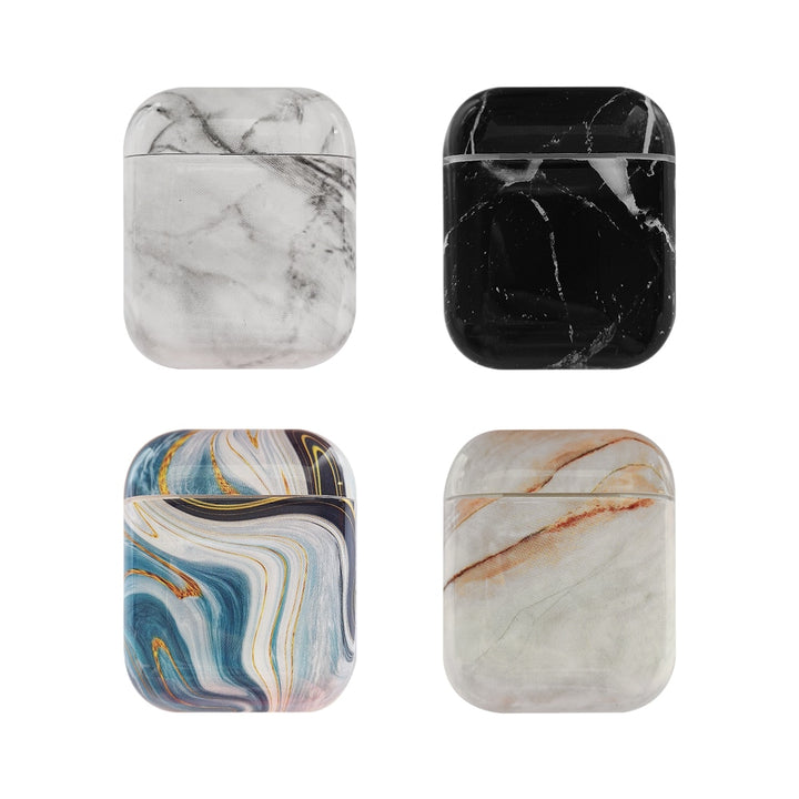 Earphone Case For Airpods 2 Case Luxury Marble Hard Headphone Case Protective Cover Accessories freeshipping - Etreasurs