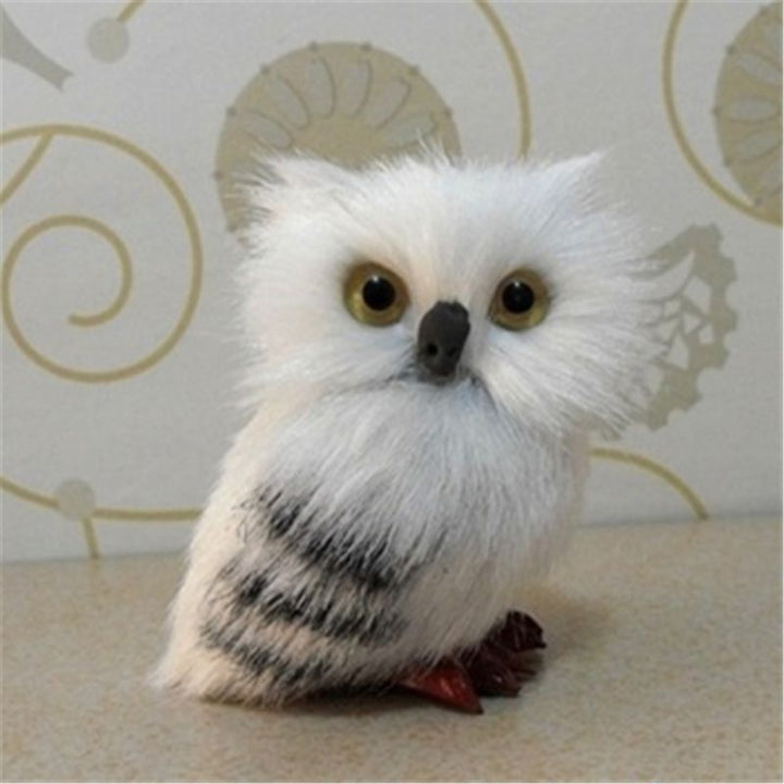7cm High Cute Snowy Owl Hedwig harry Potters Letter Delivery Doll Cute Toys Harried Birthday Christmas Adults Kids freeshipping - Etreasurs