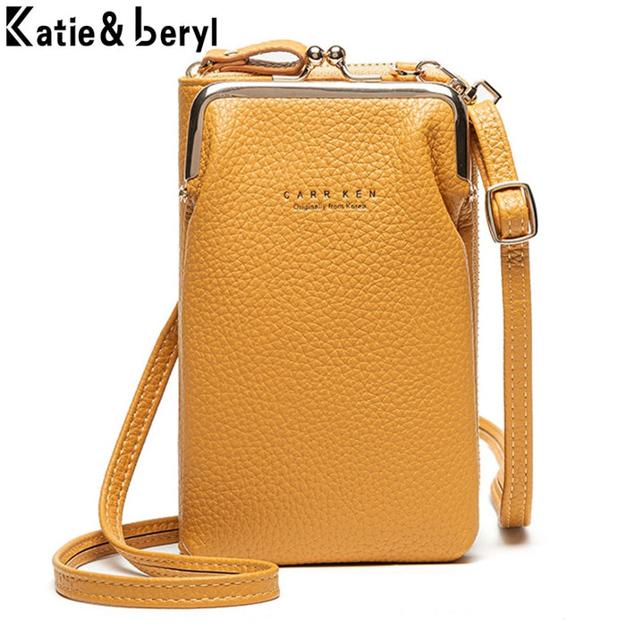 Fashion Small Crossbody Bags Women Mini PU Leather Shoulder Messenger Bag For Girls Yellow Bolsas Ladies Phone Purse Zipper Flap freeshipping - Etreasurs