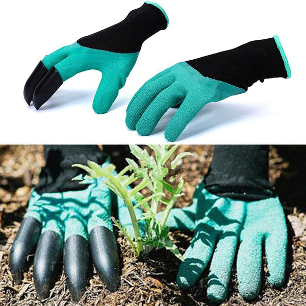 Garden Gloves With Fingertips Claws Quick Easy to Dig and Plant Safe for Rose Pruning Gloves Mittens Digging Gloves freeshipping - Etreasurs