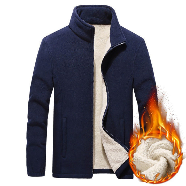 Plus size 7XL,8XL,9XL Winter Men's Jackets Thick Fleece Hooded Hoodies Men Sweatshirt Solid Casual Male Coats Brand Clothing freeshipping - Etreasurs