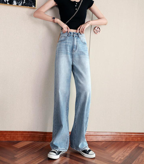 Pregnancy Abdominal Pants Boyfriend Jeans Maternity Pants For Pregnant Women Clothes High Waist Trousers Loose Denim Jeans freeshipping - Etreasurs