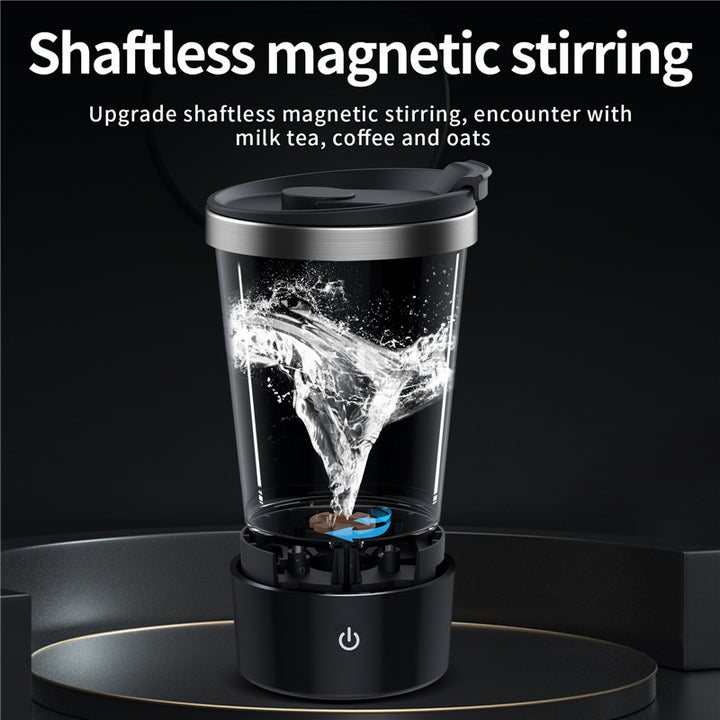 55 Degree Constant Temperature Automatic Stirring Cup Shaker Cup USB Charging Dynamic Magnetic Energy Cup Bluetooth Music Cup freeshipping - Etreasurs