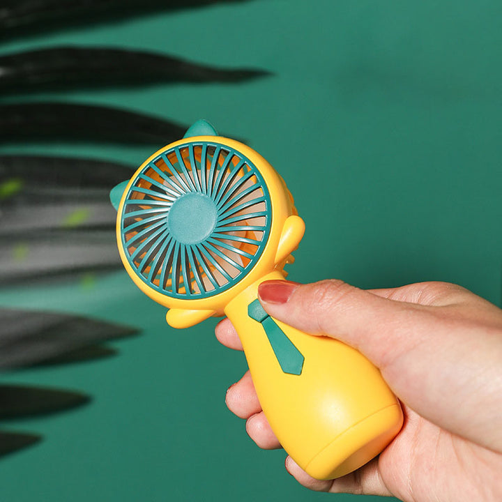 Girls Fan Cute Fan Antlers Small Fan Handheld Fan Mini Portable Fan Company Gift Fan freeshipping - Etreasurs