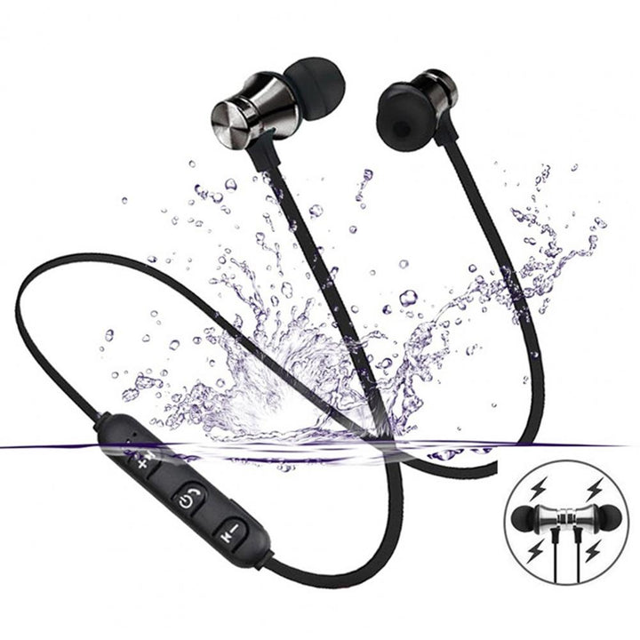 Magnetic Wireless Bluetooth Earphone Stereo Sports Waterproof Earbuds Wireless in-ear Headset with Mic freeshipping - Etreasurs