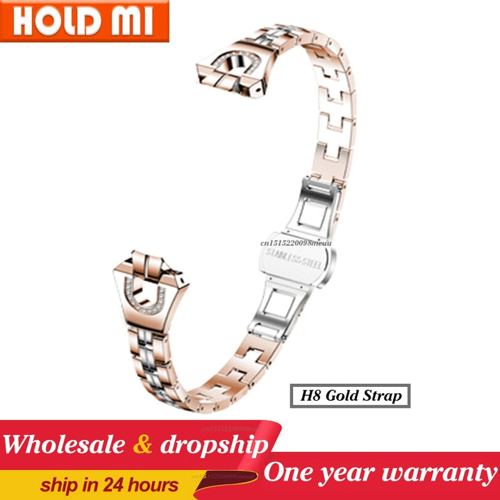 2021 H8 and H8 pro Women Smartwatch Heart Rate Monitor Blood Pressure Smart watch Band  Fitness Tracker lady bracelet Wristband freeshipping - Etreasurs