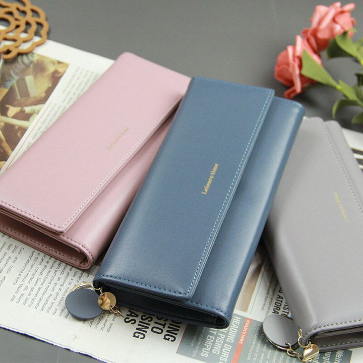 New Style Fashion Large Capacity Clutch Phone Cases Long Card Holder Leather Wallet Women freeshipping - Etreasurs