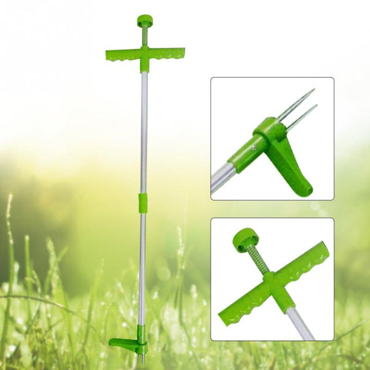 Root Remover Outdoor Killer Tool Claw Weeder Portable Manual Garden Lawn Long Handled Aluminum Stand Up Weed Puller Lightweight freeshipping - Etreasurs