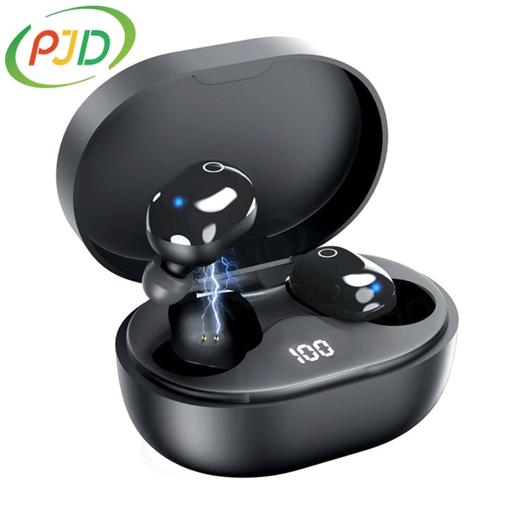 PJD A6S Plus TWS Wireless Bluetooth Headsets Earphones Stereo Headphones Sport Noise Cancelling Mini Earbuds for All Smart Phone freeshipping - Etreasurs
