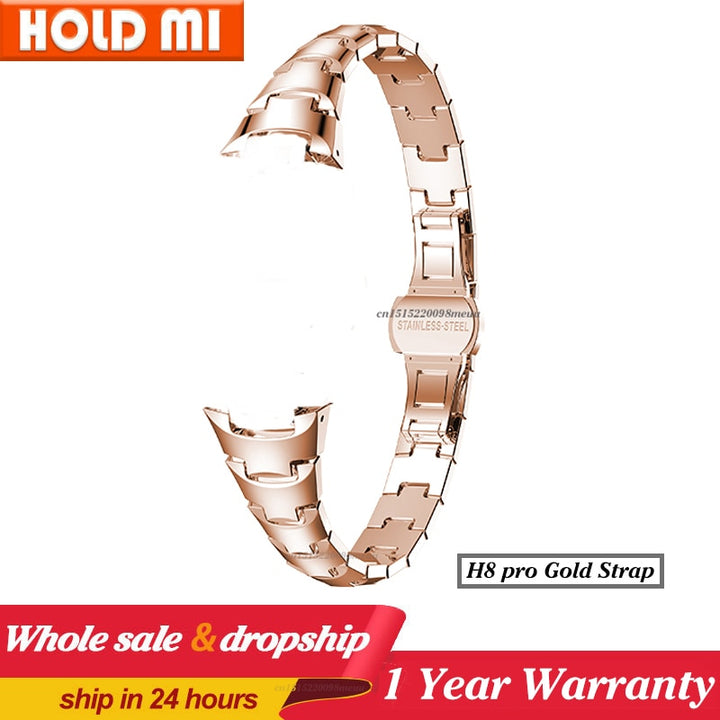 2021 H8 and H8 pro Women Smartwatch Heart Rate Monitor Blood Pressure Smart watch Band  Fitness Tracker lady bracelet Wristband freeshipping - Etreasurs