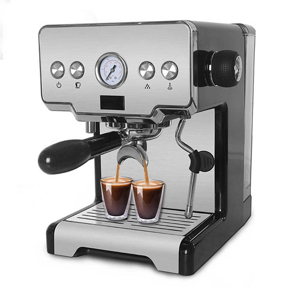 GZKITCHEN Coffee Machine Espresso Coffee maker  for Home use 15 Bar Italian Semi-automatic freeshipping - Etreasurs