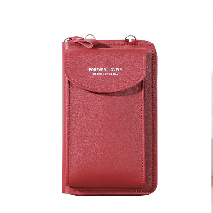 wallet women Diagonal PU multifunctional mobile phone clutch bag Ladies purse large capacity travel card holder passport cover freeshipping - Etreasurs