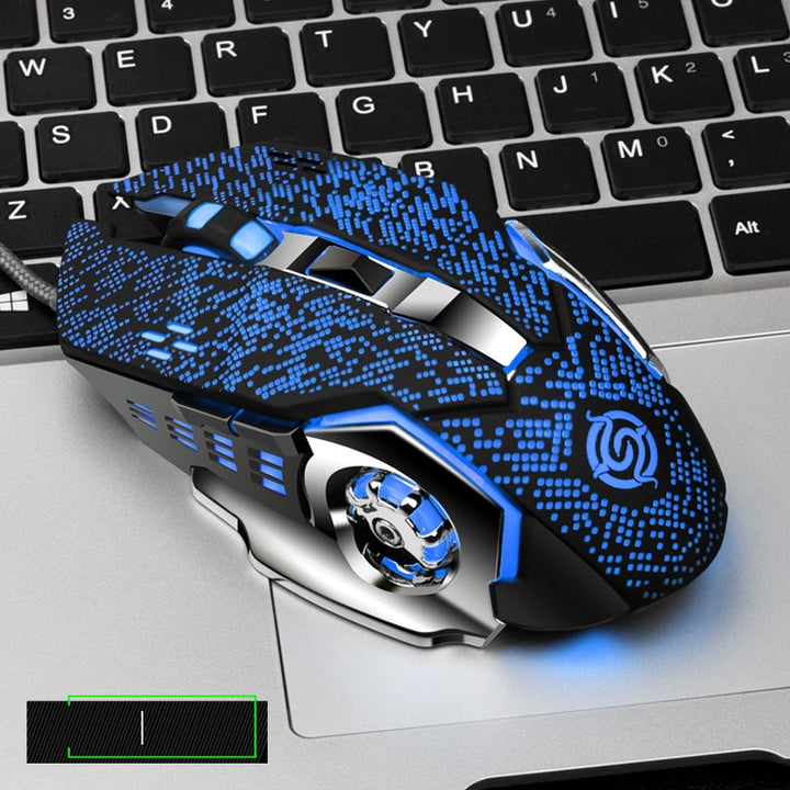 Hot Selling Viper Competition Q5 USB Wired 4 Grades DPI 1200/1600/2400/3200 6 Buttons Online Games Competitive Mouse freeshipping - Etreasurs