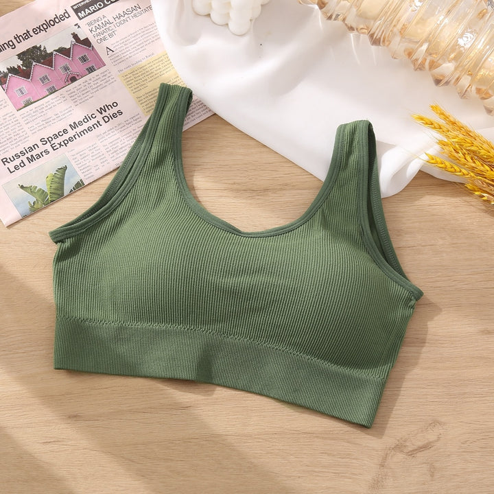 Women Tank Tops Streetwear Push Up Cropped Top for Female Lounge Solid Color Casual Sexy Lingerie Wirefree Camisole Fashion Girl freeshipping - Etreasurs