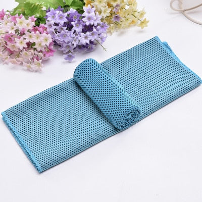 Colors Men And Women Gym Club Yoga Sports Cold Washcloth Running Football Basketball Cooling Ice Beach Towel Lovers Gift Toallas freeshipping - Etreasurs