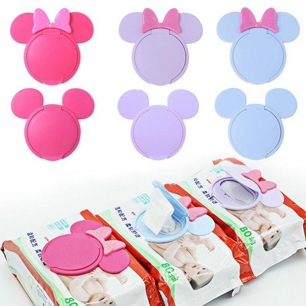 Baby Wipes Lid Baby Wet Wipes Cover Portable Child Wet Tissues Lid Cartoon Mobile Wipes Wet Paper lid Useful Accessories freeshipping - Etreasurs