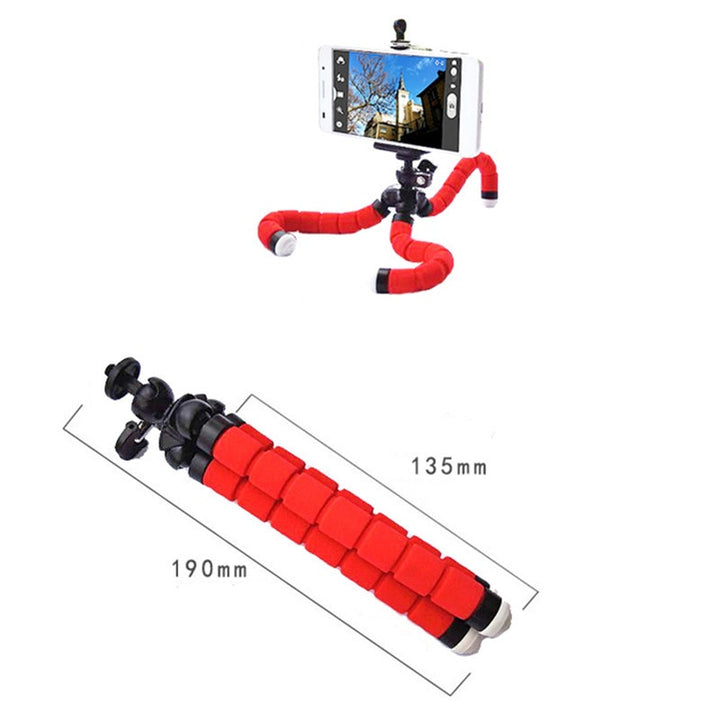 Tripod for Camera Mini Flexible Octopus Tripod for Xiaomi Huawei Phone Clip with Sponge Tripod Adjustable Cellphone Tripod freeshipping - Etreasurs