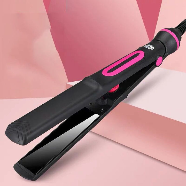 Hair Straightener Temperature Adjustment Tourmaline Ionic Flat Iron Widen Panel Ceramic Heating Plate Salon Styling Tool freeshipping - Etreasurs