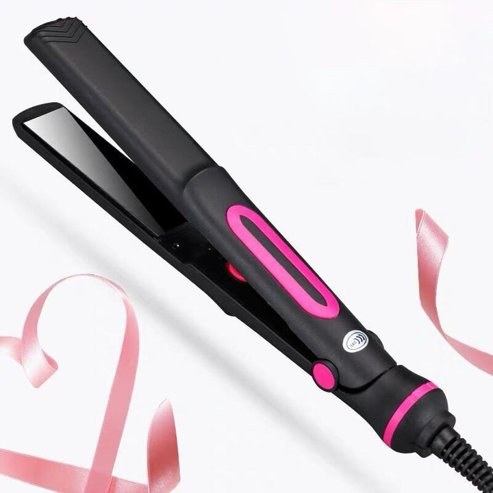 Hair Straightener Temperature Adjustment Tourmaline Ionic Flat Iron Widen Panel Ceramic Heating Plate Salon Styling Tool freeshipping - Etreasurs