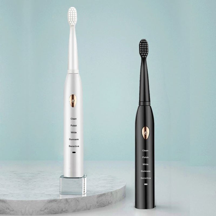 Electric Toothbrush Men and Women Couple Houseehold  Whitening Waterproof Toothbrush Ultrasonic Automatic Tooth Brush freeshipping - Etreasurs